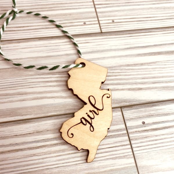 New Jersey Girl State Ornament NJ Sale - Image 3