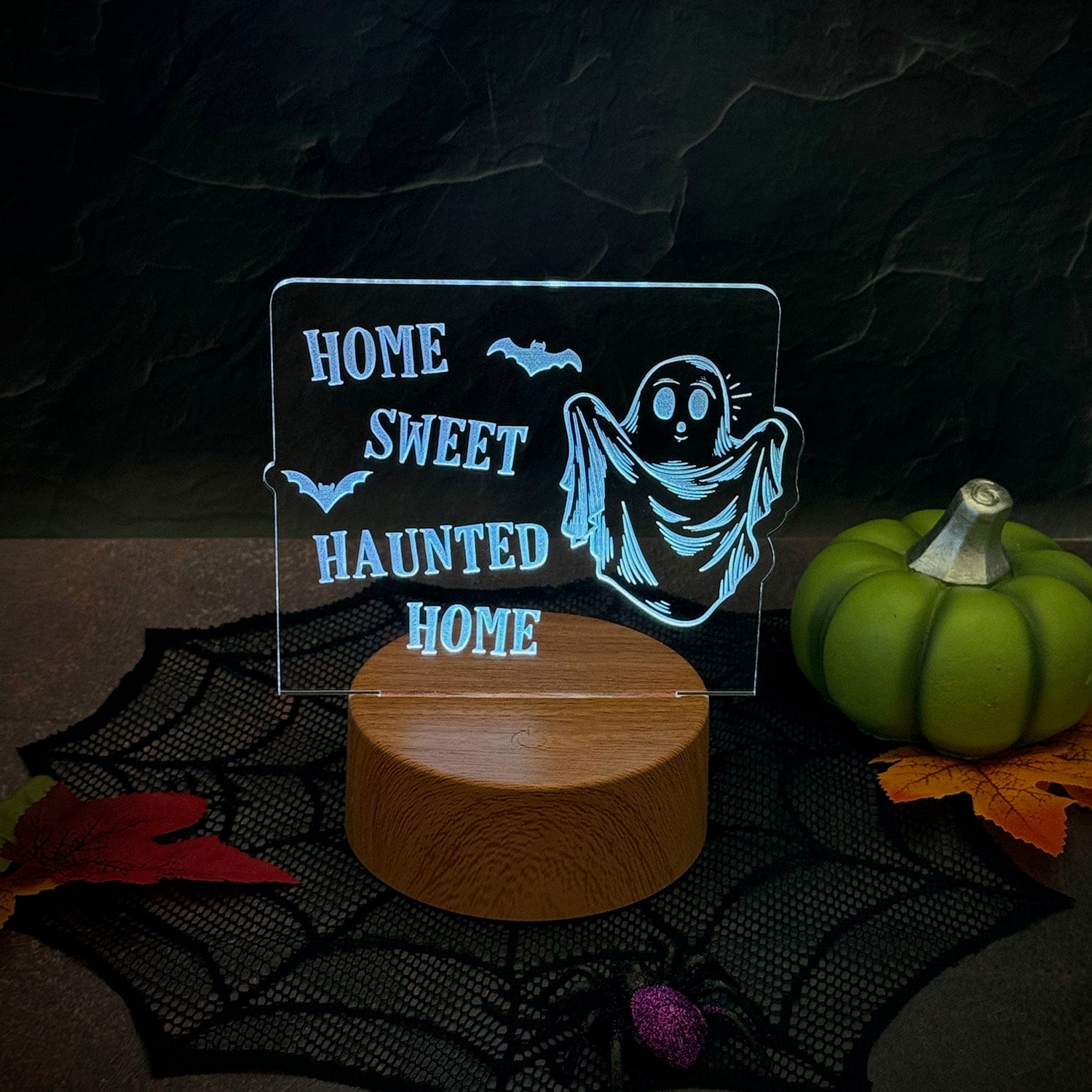Home Sweet Haunted Home Halloween LED Nightlight Insert For Cheap