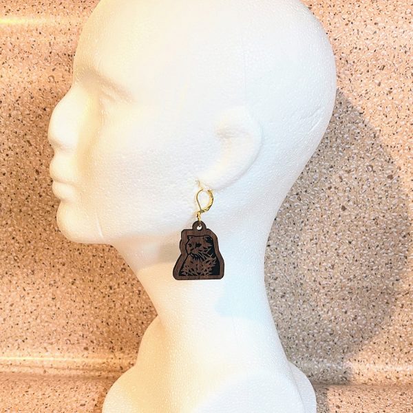 Geometric Scottish Fold Cat Earrings For Cheap - Image 4