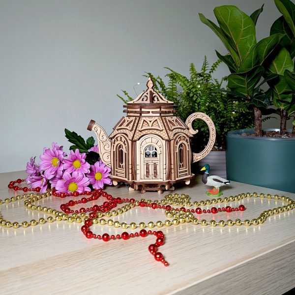 Teapot Fairy House - Fantasy Miniature Building For Cheap