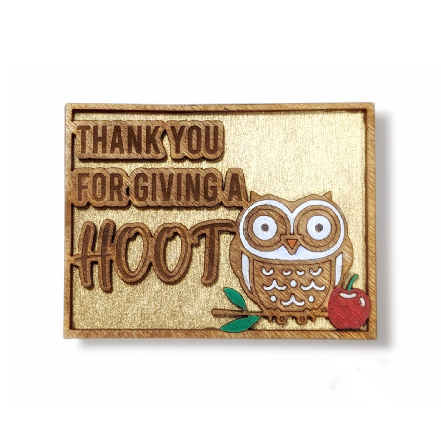 Owl-Themed Back To School Teacher Gift Card Holder with Functional Magnet Option For Cheap
