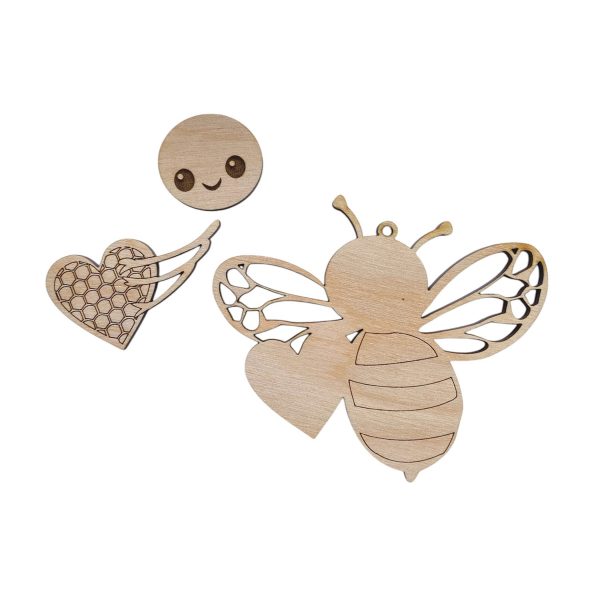 Bee Kind Layered Keychain Online Sale - Image 2