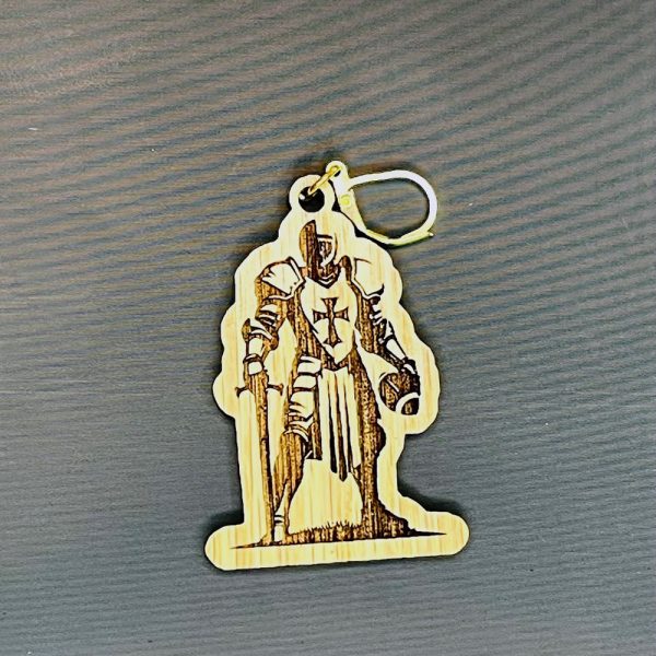 Football Paladin   Knight   Crusader Mascot Earrings For Discount
