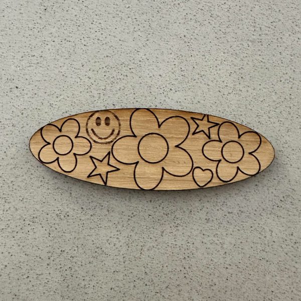 Groovy Retro Hair Clips (Set of 2) Discount