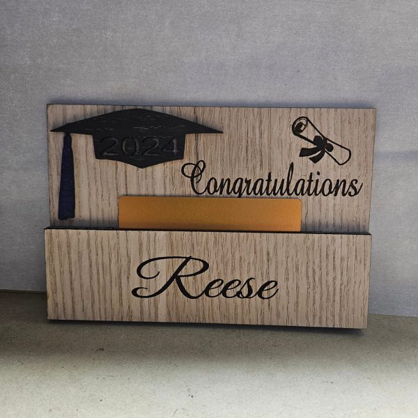 Customizable Graduation Gift Card Holder Online now