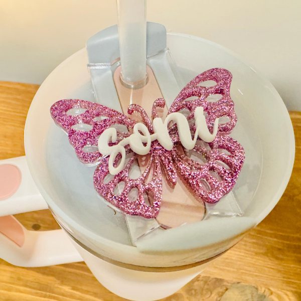 Butterfly Lid Topper Compatible with 30oz Stanley Tumblers For Cheap