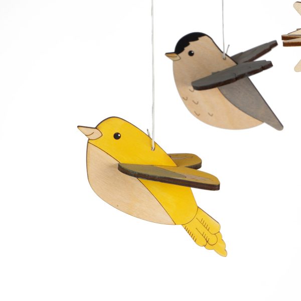 Happy Birds Hanging Mobile Online - Image 3
