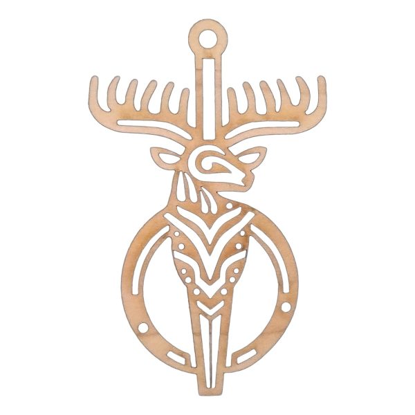 Exquisite Stylized Reindeer Ornament or Pendant Supply