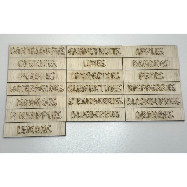 Fruit Garden Marker (Set of 19) - Rustic Design Supply