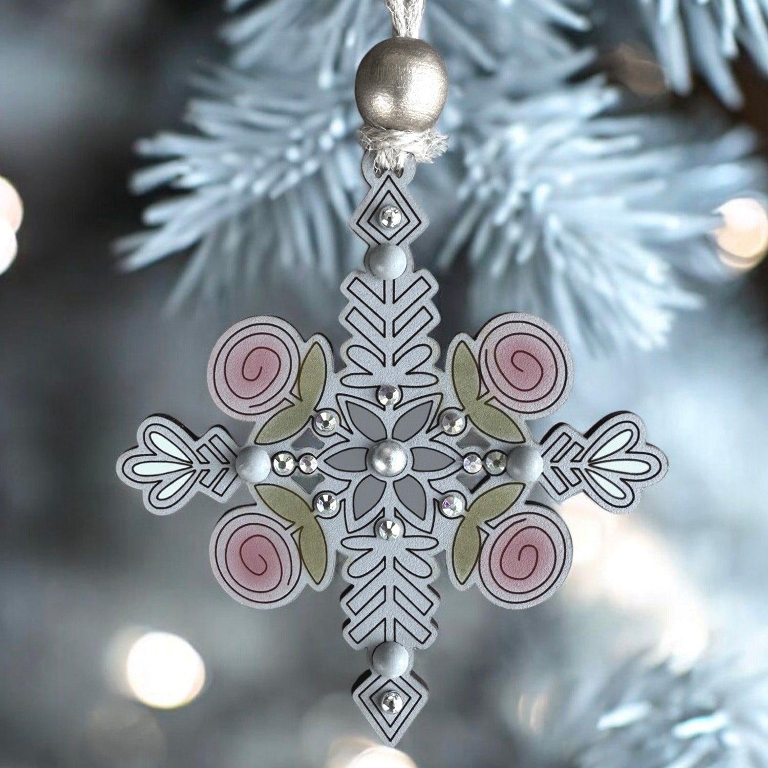 Vintage Inspired Snowflake Ornament #3 Cheap