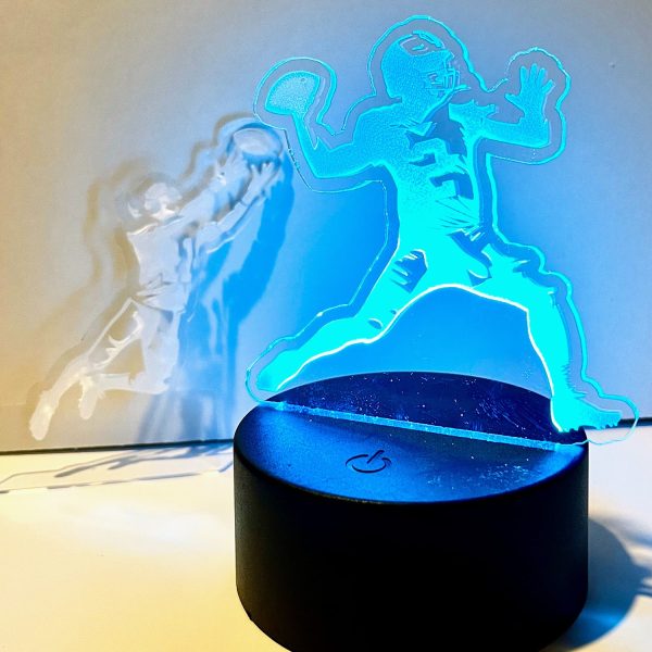 Football LED Nightlight Inserts Football Player # 2 Online Hot Sale