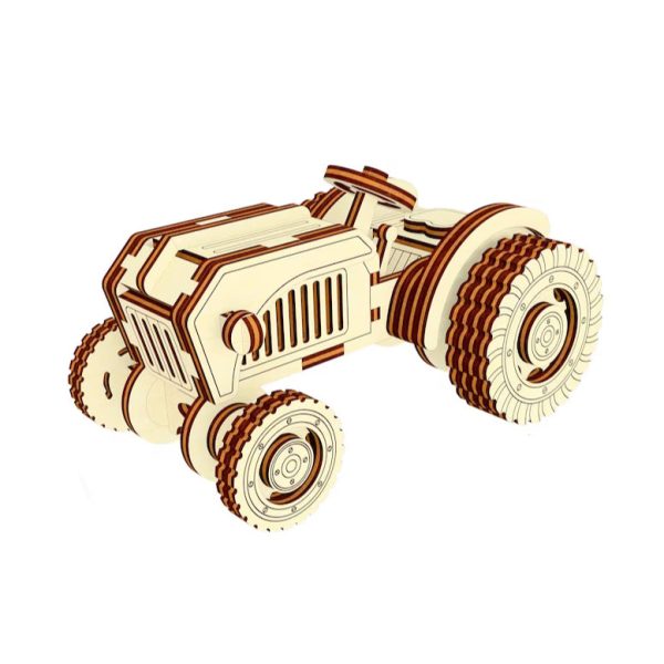 Tractor (3D puzzle) Medium Draftboard - (1 8 ) Cheap