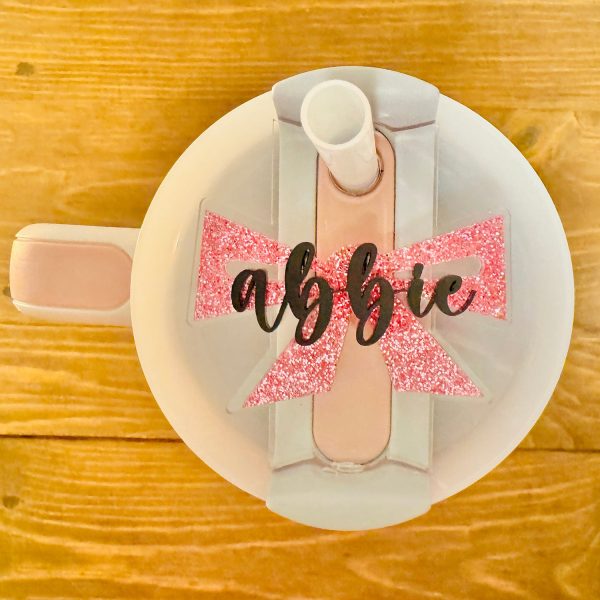Cute Bow Lid Topper compatible with 30oz Stanley Tumblers Cheap