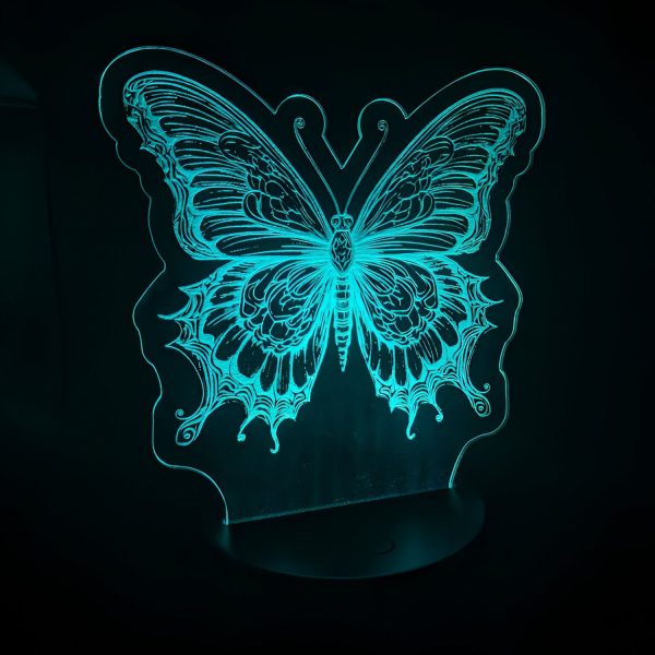 Magnificent Butterfly LED Nightlight Insert Fashion
