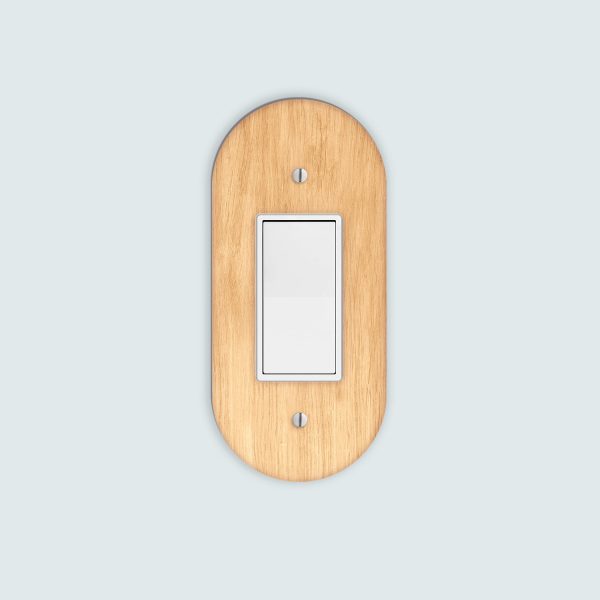 Customizable Single Rocker Light Switch Cover - Oval Discount