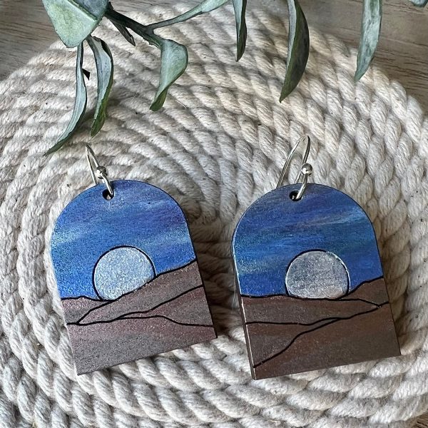 Desert Sun Arch Earrings - Sunset Earrings Cheap