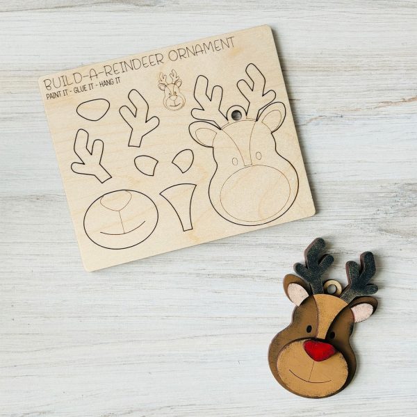 Build a Reindeer Ornament Pop-Out Card For Sale