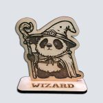 Wizard Panda Game Piece with Stand Online Sale - Image 2