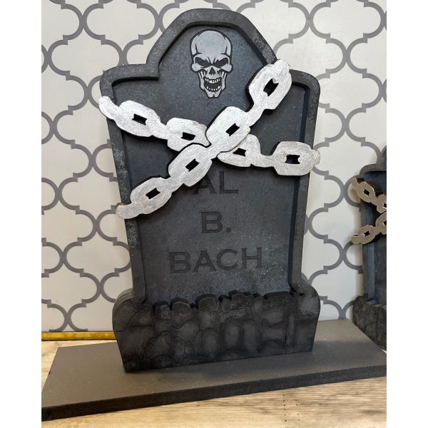 Halloween Silly Tombstones Al B. Bach Desk Charm Online now