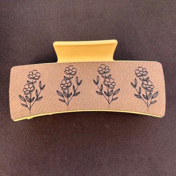 Floral Print Hair Claw Clip - Floral Hair Accessory Sale