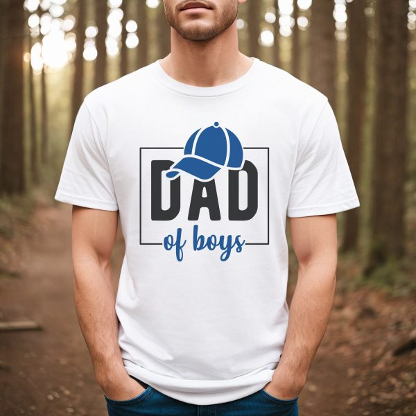 Dad Of Boys  Graphic Cheap