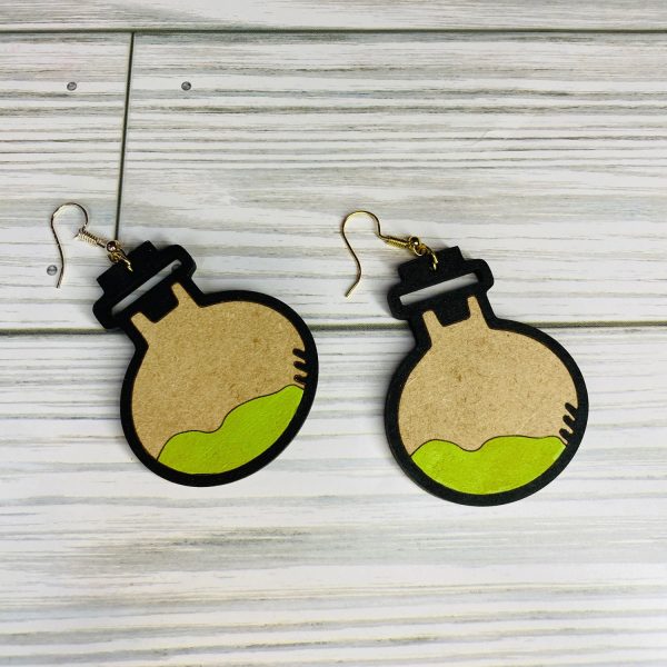 Potion Bottle Halloween Earrings Sale