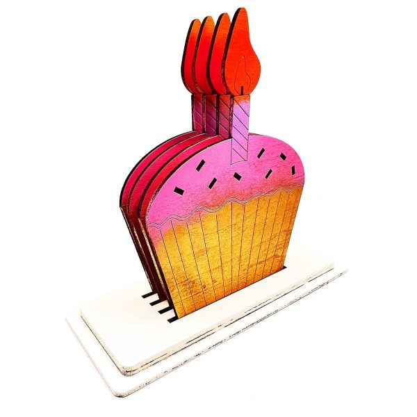Cupcake Coasters for a Princess Tea Party with Stand-Up Base Online now