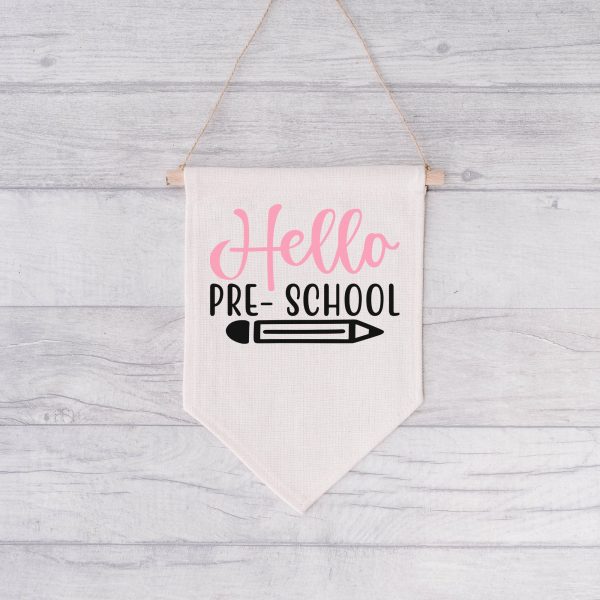Hello Pre-School  Graphic Hot on Sale
