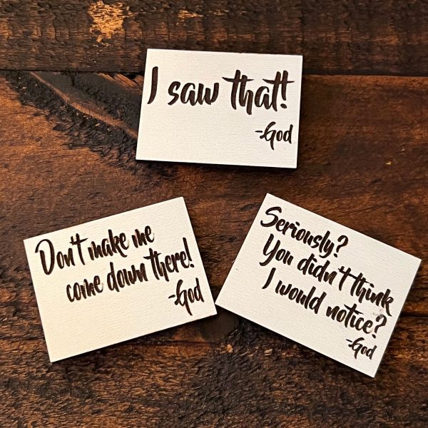 Messages from God Magnet (Set of 3) For Discount
