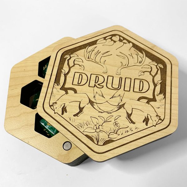 Hexagonal Druid Dice Box - Hex Druid Dice Vault For Sale