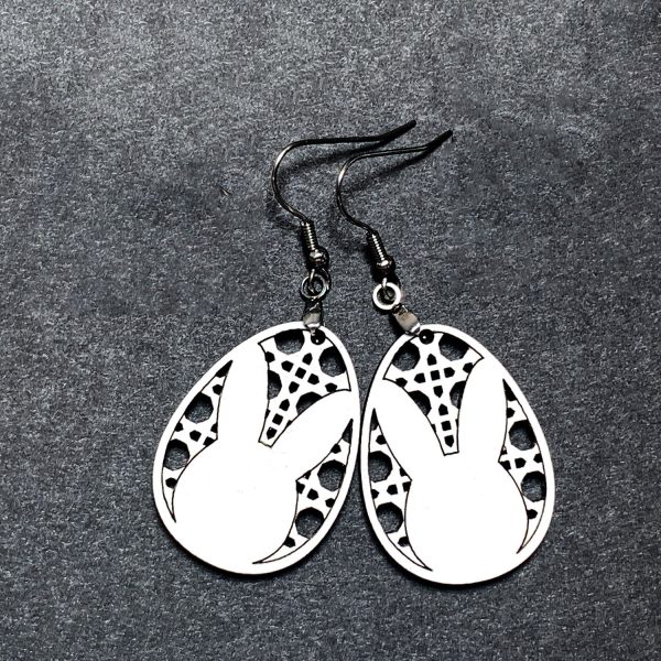 Easter Egg Rattan Earrings Ver. 1 Fashion