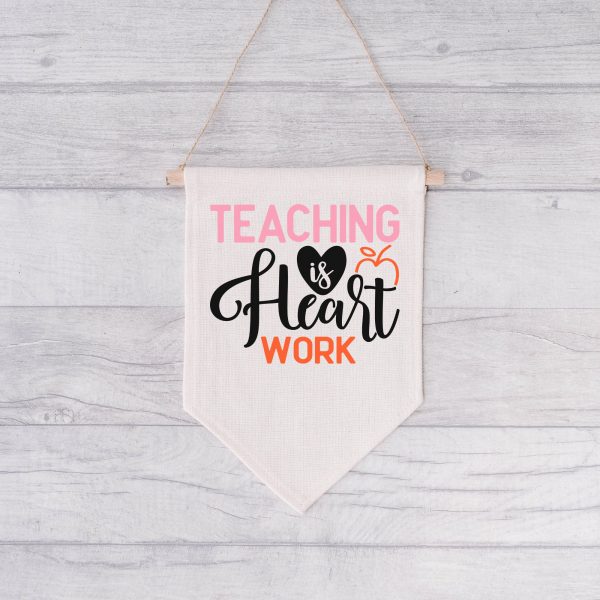Teaching is Heart Work  Graphic Online