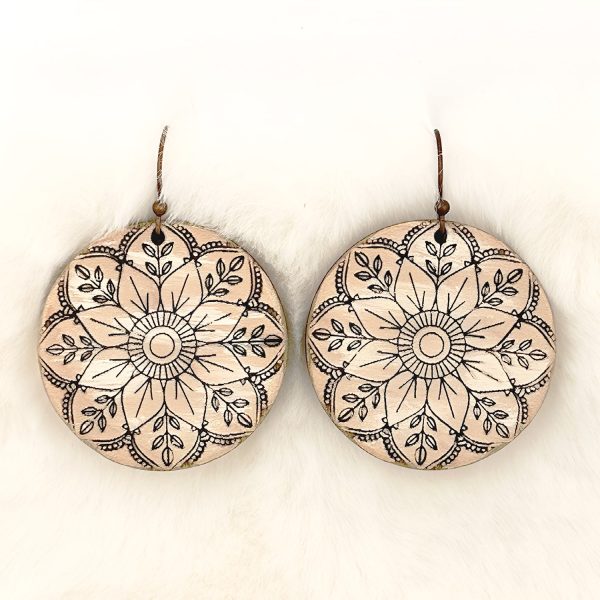 Summer Mandala Flower Earrings Fashion