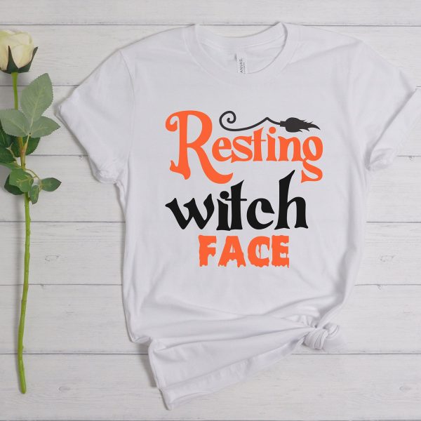 Resting Witch Face  Graphic Online Sale