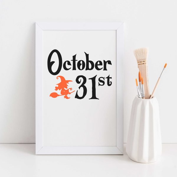 October 31st  With Witch Graphic Online Sale