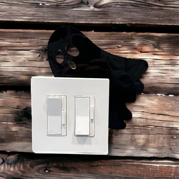 Spooky Ghost Light Switch Wrap - Halloween Home Decor Online