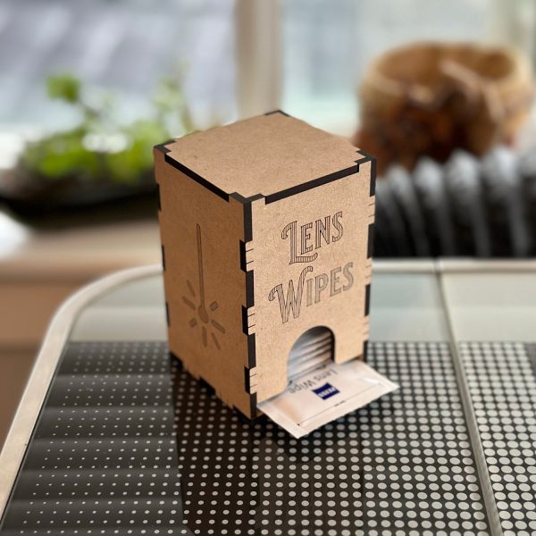 Lens Wipe Box Ver. 2 - Upright in Medium Proofgrade For Cheap
