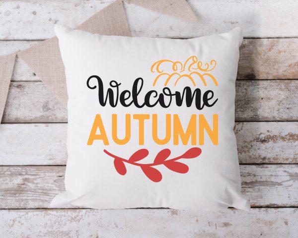 Welcome Autumn With Pumpkin  Graphic Online Hot Sale