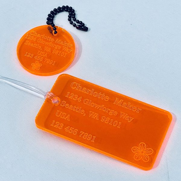 Customizable Luggage Tags (Set of 2) Discount