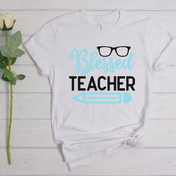 Blessed Teacher With Sunglasses  Graphic Online now