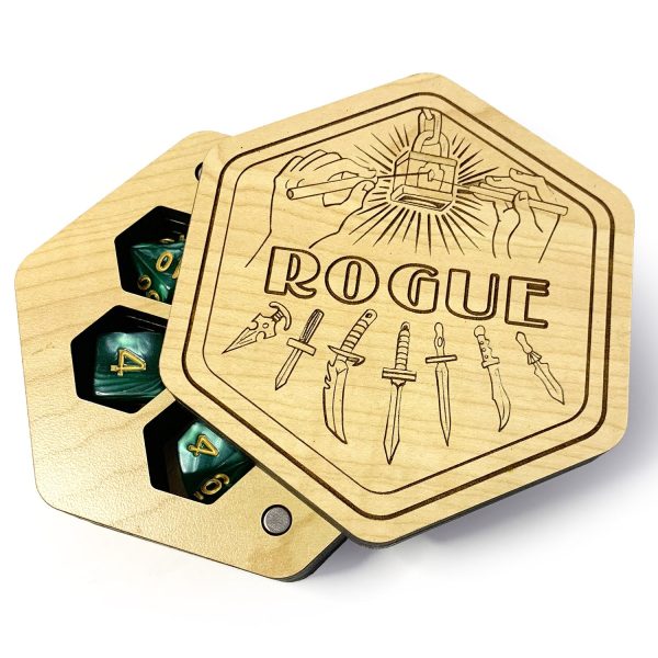 Hexagonal Rogue Dice Box - Hex Rogue Dice Vault Sale