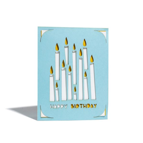 Birthday Candles Greeting Card Supply
