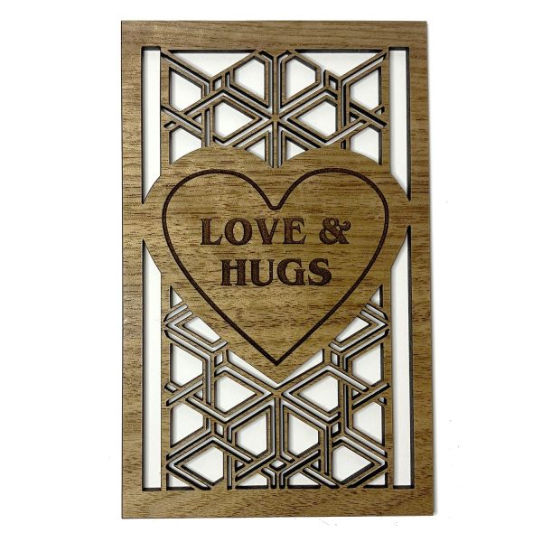 Love and Hugs Postcard Online