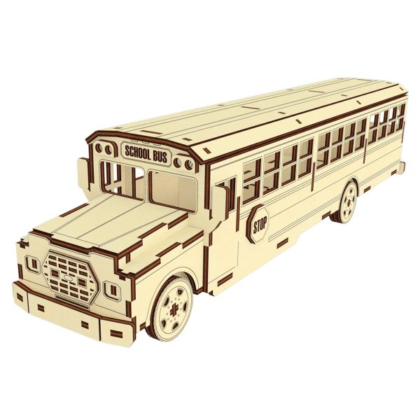 Classic School Bus Scale Model Hot on Sale
