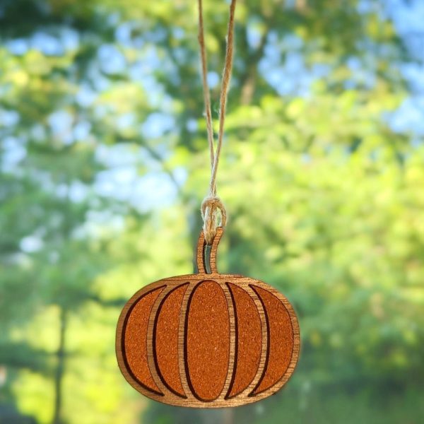 Fall Pumpkin Car Diffuser Mirror Hanger Essential Oil Fragrance Online Sale