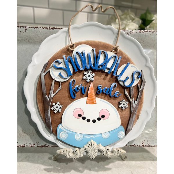 Snowballs for Sale Snowman Sign Supply