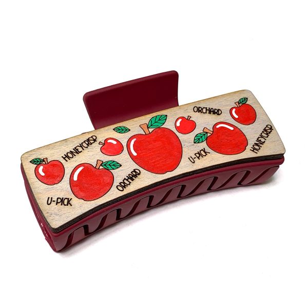 Fall Hair Accessory - Stylish Apples Hair Claw Clip For Cheap