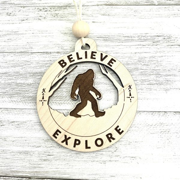 Customizable Bigfoot, Sasquatch, Yeti  Nature-Inspired Ornament For Discount