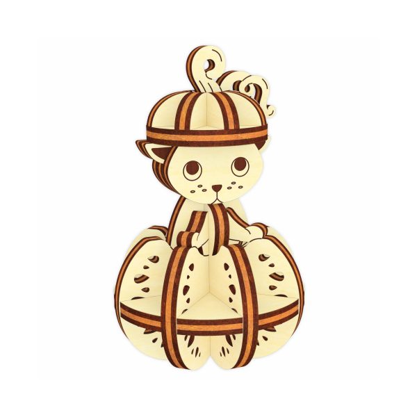 The Cat In The Pumpkin Halloween Ornament Supply