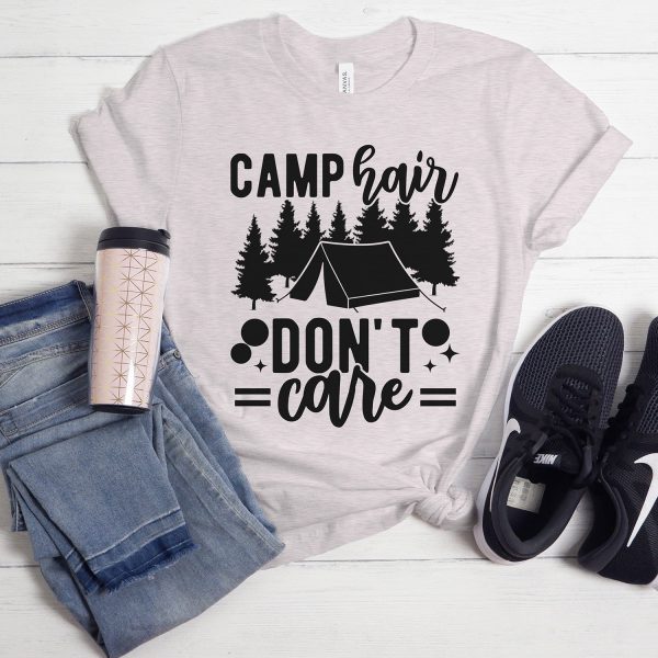 Camp Hair Don t Care   Graphic Hot on Sale